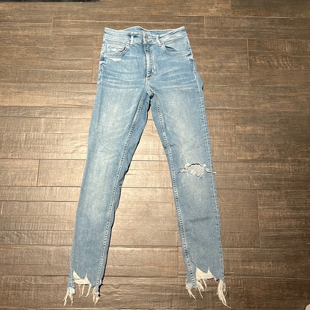H&M hi rise skinny jeans